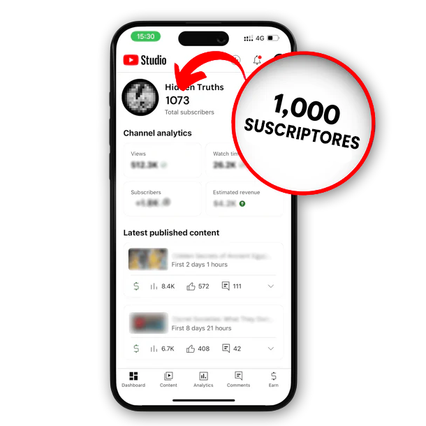 Canal de YouTube Monetizado